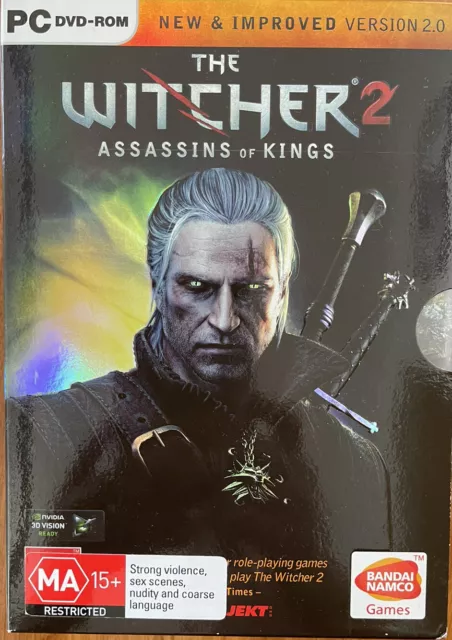 THE WITCHER 2 Assassins of Kings PC DVD-ROM Box Set Disc Perfect