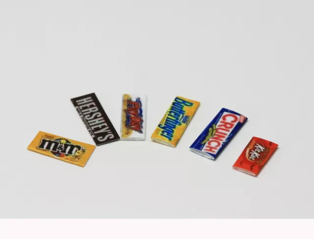 Dollhouse Miniature Halloween Candy Bars