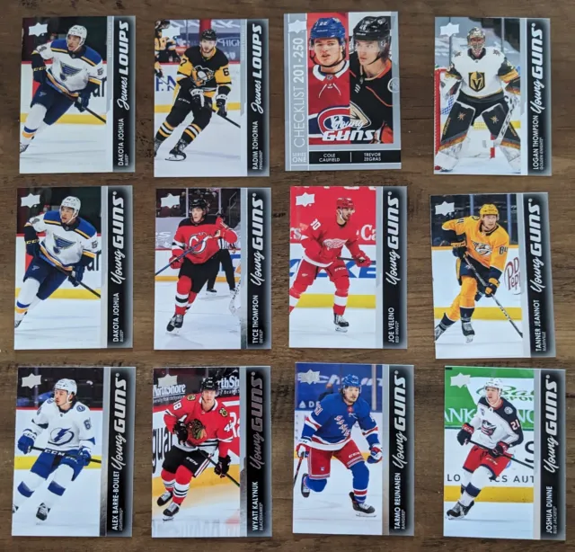 2021-22 Upper Deck Series 1 Young Guns NHL Hockey Cards U-Pick