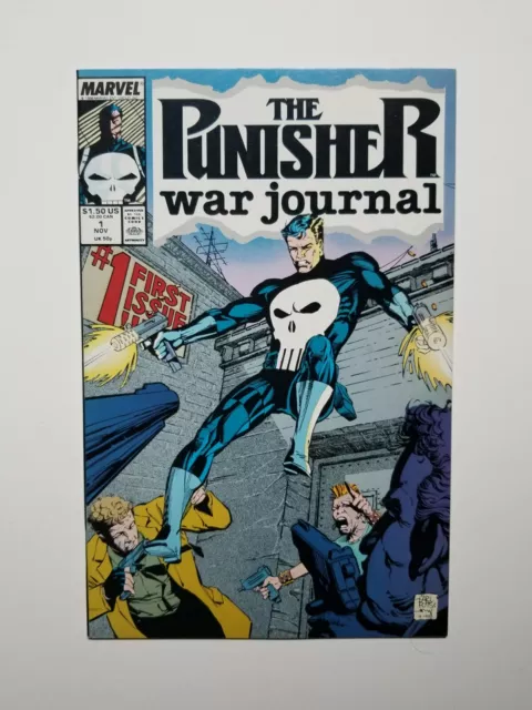 Punisher War Journal 1 Marvel Comic Carl Potts Jim Lee Scott Willian 1988