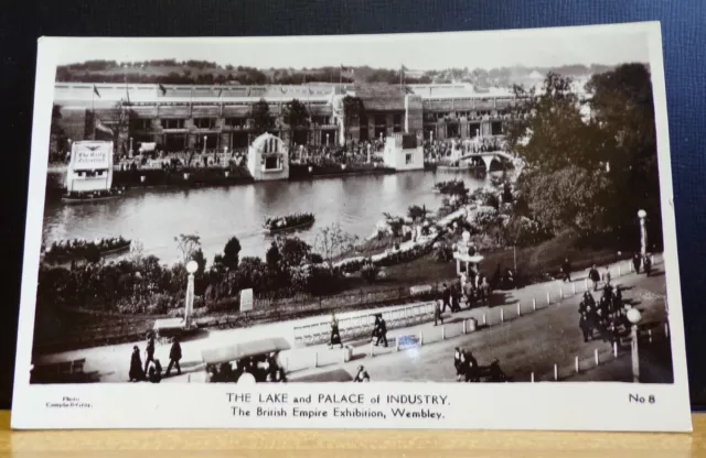 Old British Empire Exhibition Wembley Real Photo Postcard - Palace of Industry