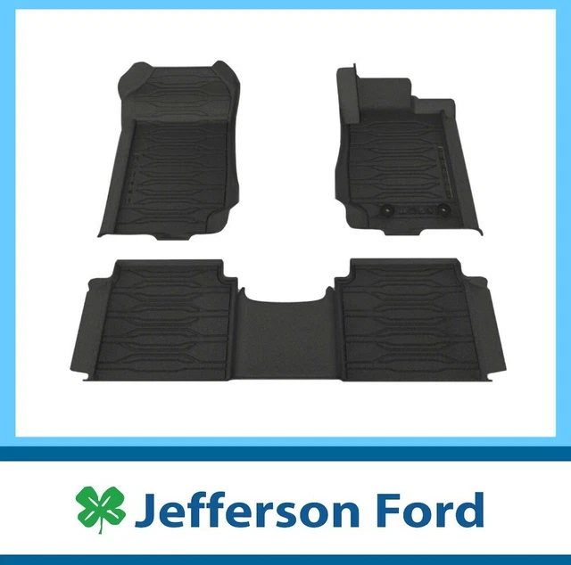 Genuine Ford PX Ranger All Weather Rubber Mat Set Front & Rear