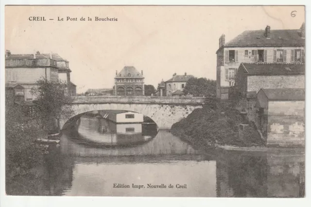 CREIL - Oise - CPA 60 - le pont de la Boucherie