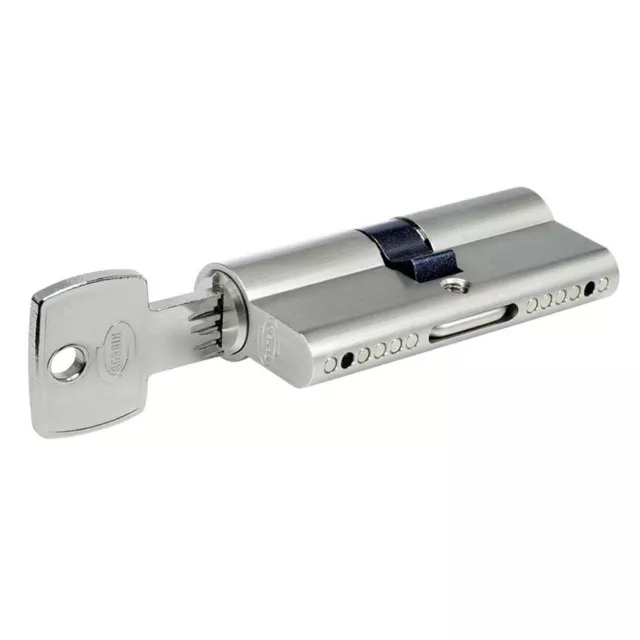 CILINDRO EUROPEO Corbin EUROSTAR PLUS 30/70 Nichelato - frizionato - RICIFRABILE