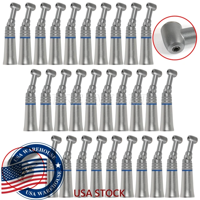 30X Dental Slow Speed Handpiece Contra Angle Fit NSK Air Motor SEASKY PAD