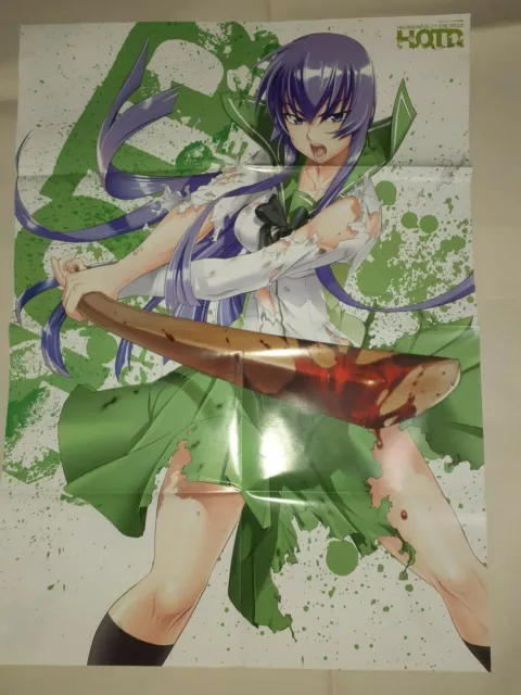 Athah Anime Highschool Of The Dead Shizuka Marikawa Alice Maresato Saya  Takagi Rei Miyamoto Saeko Busujima Weapon Blonde Pink Hair Purple Hair  Girls & Guns 13*19 inches Wall Poster Matte Finish Paper