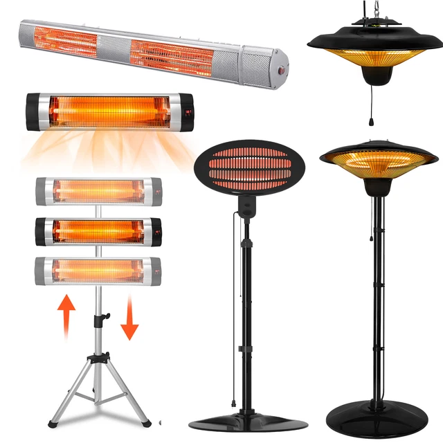 Infrarot Heizstrahler Terrassenstrahler Wärmestrahler Infrarotstrahler Timer #
