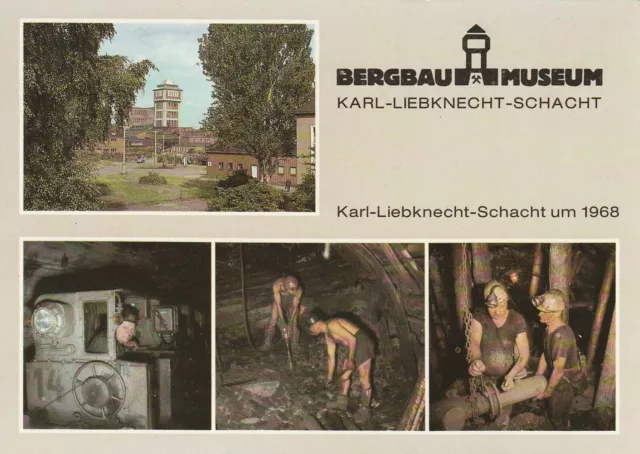 Bergbaumuseum Karl-Liebknecht-Schacht Oelsnitz - Bergbau Ansichtskarte