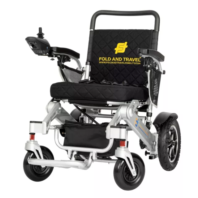 Lightweight Electric Wheelchair Folding Foldable Heavy Duty Power Wheelchair 2