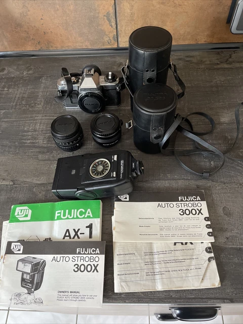 Fujica AX-5 + Objectifs + Flash – Appareil Photo 35 Mm – Occasion