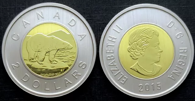 Canada 2015 Regular Specimen Toonie!!