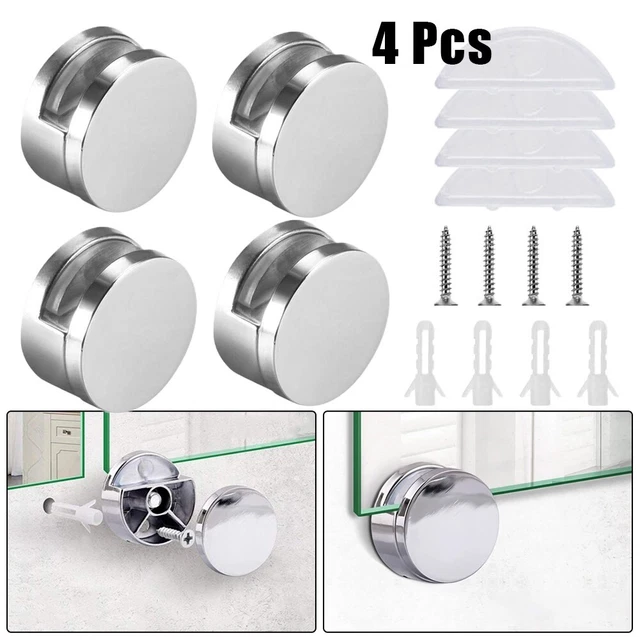Ensemble de 4 pièces de support de miroir résistant à la corrosion pour sécu