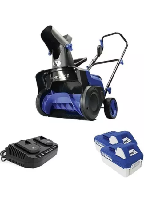 SNOW  JOE 24V-X2-SB15 48-Volt iON+ Cordless Snow Blower Kit | 15-Inch |