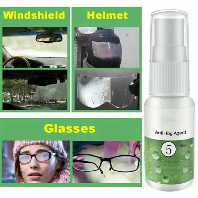 HGKJ-5 20 ML spray antiappannamento auto finestra occhiali da nuoto spray  antipioggia EUR 5,97 - PicClick IT
