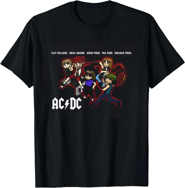 AC/DC PWR UP 52 Years Anniversary 1973-2025 Z03 T-Shirt $26.96 ...