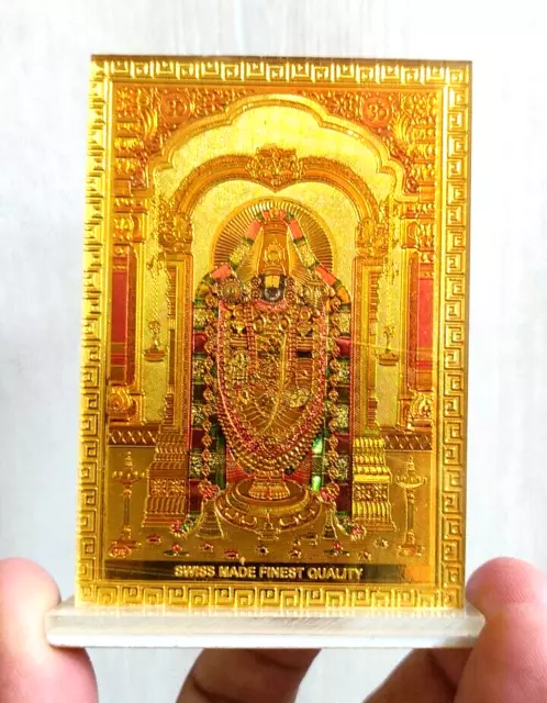 Tirupati Balaji Venkateshwara Idol Dashboard Or Temple Stand Idol