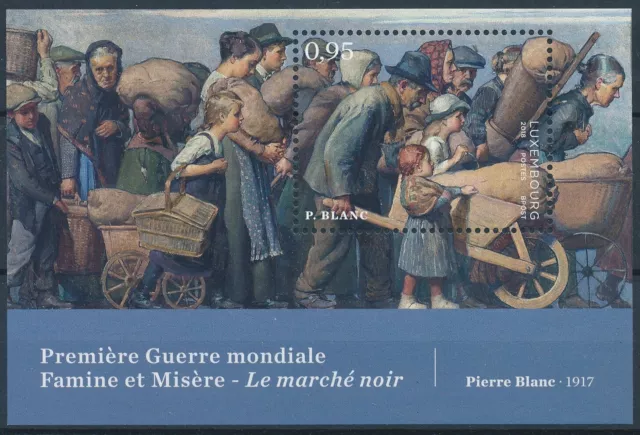 [PRO1760] Luxembourg 2018 War good very fine MNH sheet