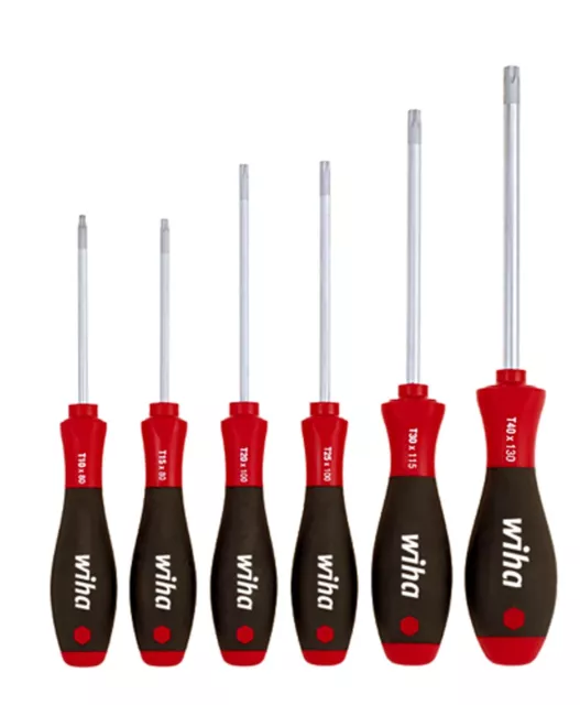 Wiha Softfinish® Schraubendreher Schraubenzieher 07155 TORX® 6-tlg. T10 - T40