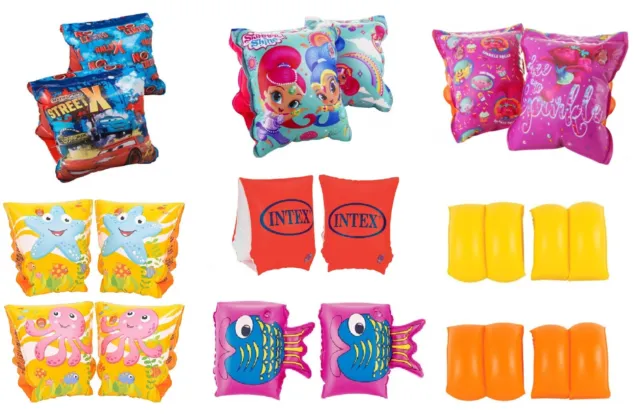 INFLATABLE SWIM POOL FLOATS Kids Swimming Armbands Summer Water Sports Beach Toy 2
