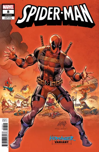 Spider-Man #8 (Rob Liefeld Homager Variant)(Spider-Boy) Comic Book ~ Marvel