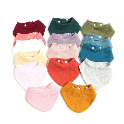 Delantal de alimentación para bebés triángulo niños baberos saliva toalla bebé pañuelo de algodón B.H1