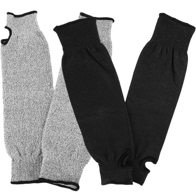 2 Pairs Breathable Cut Resistant Arm Guards Anti Cut Sleeves