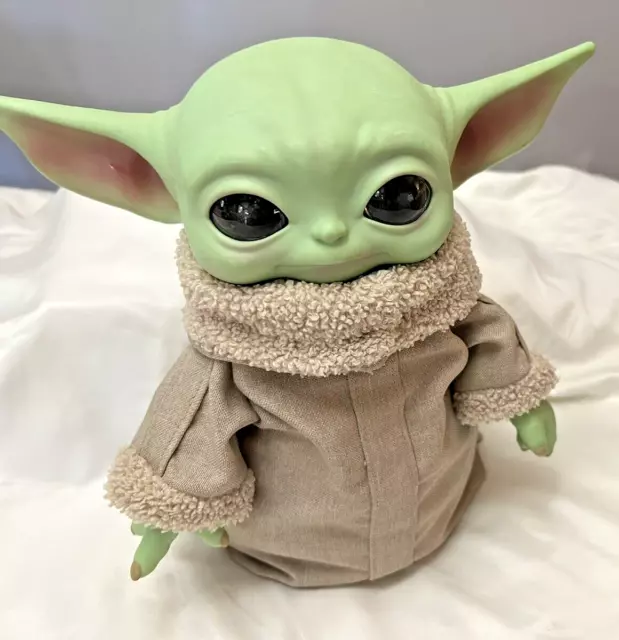 Star Wars Mandalorian The Child 11" Plush Baby Yoda Grogu Doll Mattel