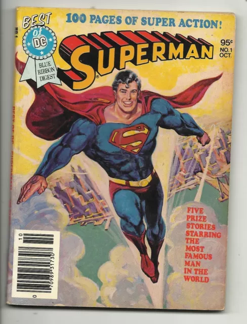 Best of DC Blue Ribbon Digest #1 - Superman  100 pages of super action FN/VF 7.0