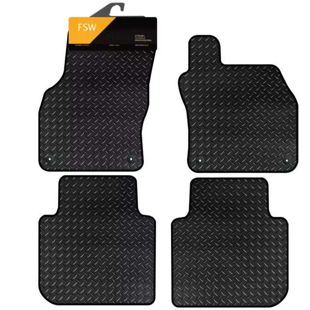 For Skoda Superb 2015-Onwards Fully Tailored 3MM Rubber Heavy Duty Car Floor Mat