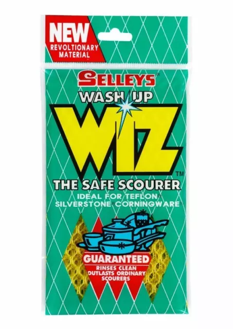 Selleys Wash Up Wiz Best Non Scratch Safe Scourer Teflon Rinses Clean Lasts!