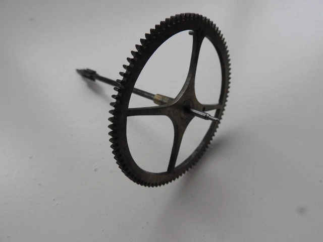 Roue De Sonnerie Zenith 9491 Pour Pendule – Reproduction NOS En Laiton Argenté – Suisse