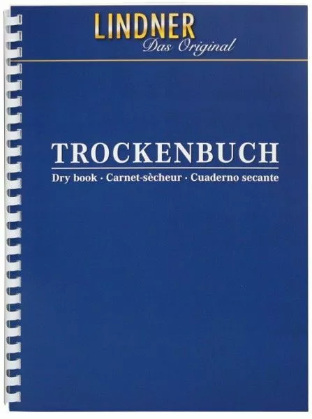 Lindner Trockenbuch einfach DIN A4 846 -10 Löschkartenblätter Neu