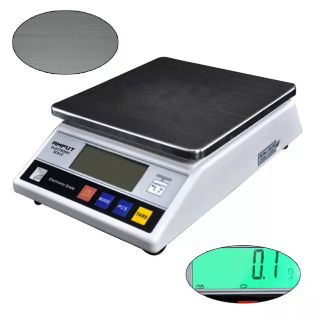 7.5kg x 0.1g Electronic Precision Lab Digital  LCD Balance Scale with Counting 2