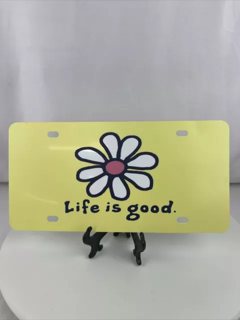 Life is Good Car Decorative Front License Plate