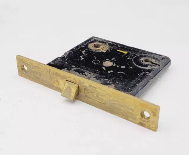 Vintage Corbin Interior Door Mortise Lock Salvage Hardware Skeleton Key  B272