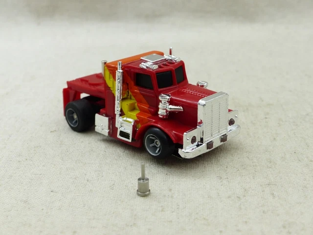 TCR Camion rouge avec éclairage ho slot car new pour circuits Tyco Tomy AFX etc