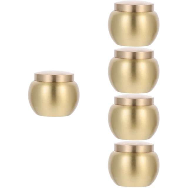 5 Pack Human Urn Copper Baby Small Urns for Ashes Cinerary Casket