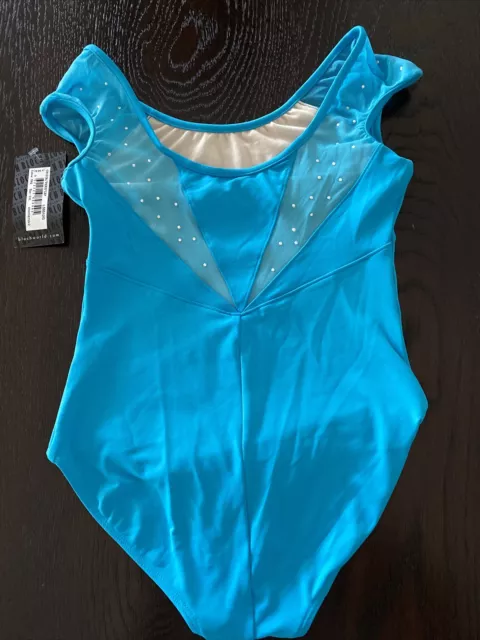 Bloch Girls Brand New With Tags Leotard Size CXL Turquoise Colour