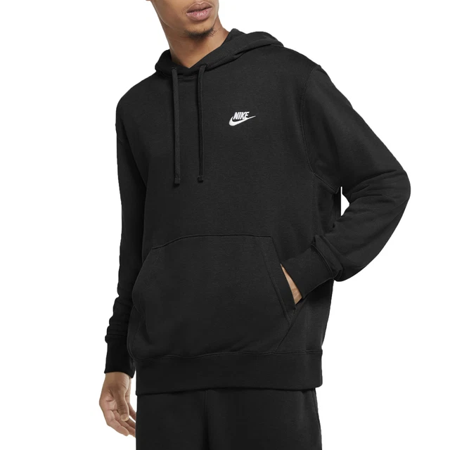 Nike Felpa da Uomo con Cappuccio Club Nera Taglia XS Cod CZ7857-010