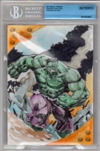 Marvel Premier Oversized Sketch Card Don Mark Noceda