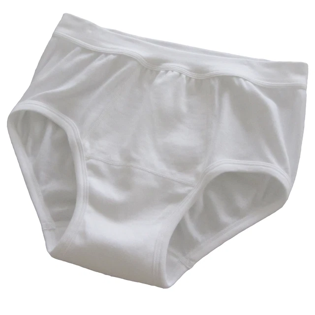 SLIP D'INCONTINENCE HOMME Hermko 993265 avec ceinture souple en coton