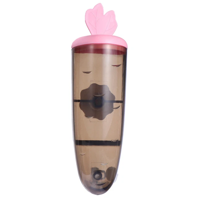 500 ml comedero de agua para conejos pozo adorable forma de zanahoria mascota