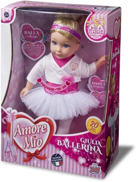 Muñeca interactiva Giulia Ballerina Amore Mio 40 cm, 20 frases, 5 canciones... 2