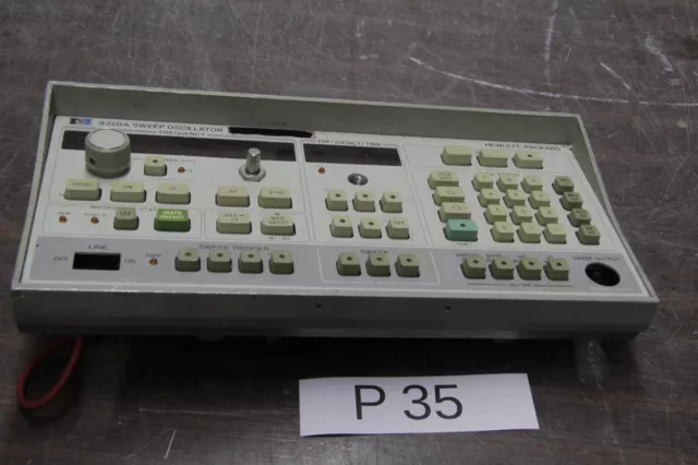 Hp 8350A Front Panel Sweep Oscillator # P35