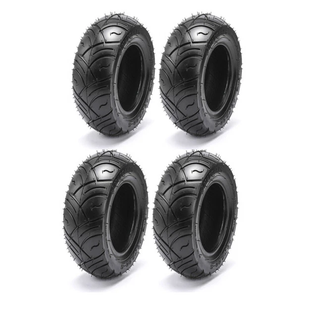 4 GOMME QUAD 13x5-6 (2) 4.10-6 (2) PNEUMATICI RUOTA MINI QUAD 4 CAMERE ARIA - Foto 2