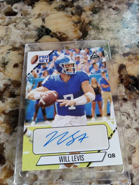 2021 Leaf Pro Set Will Levis Auto Titans