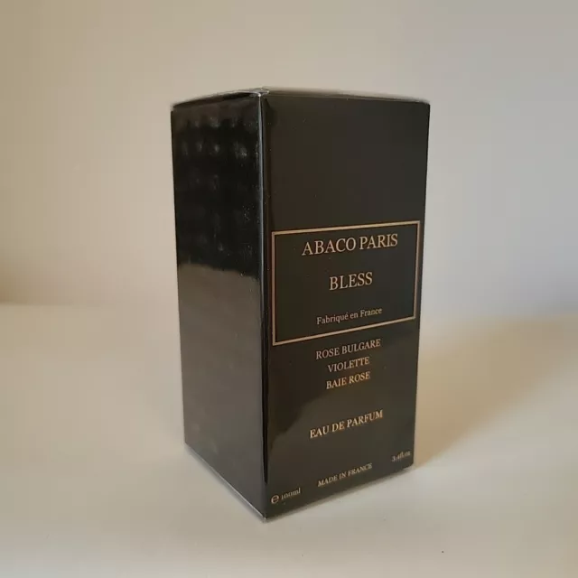ABACO PARIS BLESS Eau De Parfum 100ml France Rose Violette Gift