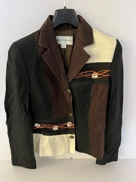 Didier Parakian  Women's Jacket, UK 10, Multicoloured, New