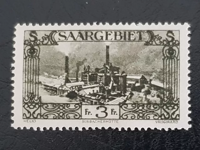 Saar MiNr 120, ungebraucht, Landschaftsbilder (IV), JG 1926/27