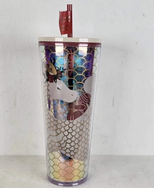2024 STARBUCKS YEAR of the Dragon Lunar New Year Tumbler 24 Cold Cup